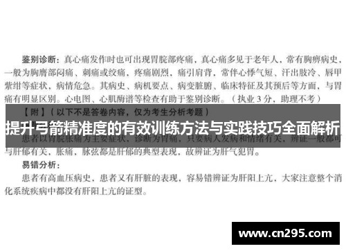 提升弓箭精准度的有效训练方法与实践技巧全面解析